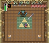 une photo d'Ã©cran de The Legend of Zelda - A Link to the Past sur Nintendo Super Nes